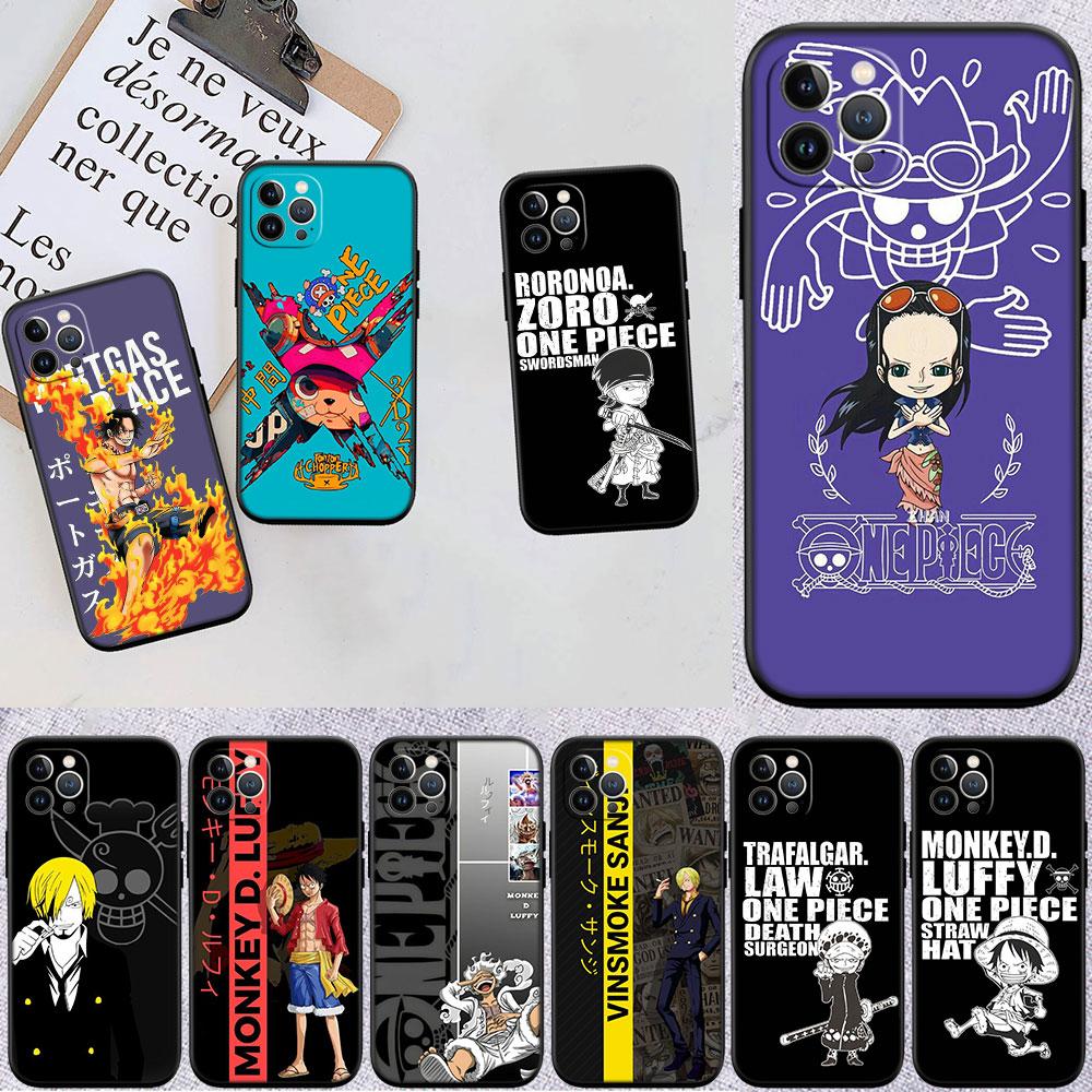 One Piece Anime Soft Shell Phone Case for Redmi Note 8 9 Pro Max 9S 9T 9C NFC 8T 8A 10A A4