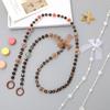 Beads Mobile Phone Lanyard Bowknot Phone Neck Straps Crossbody Phone Strap  Lanyard Patch