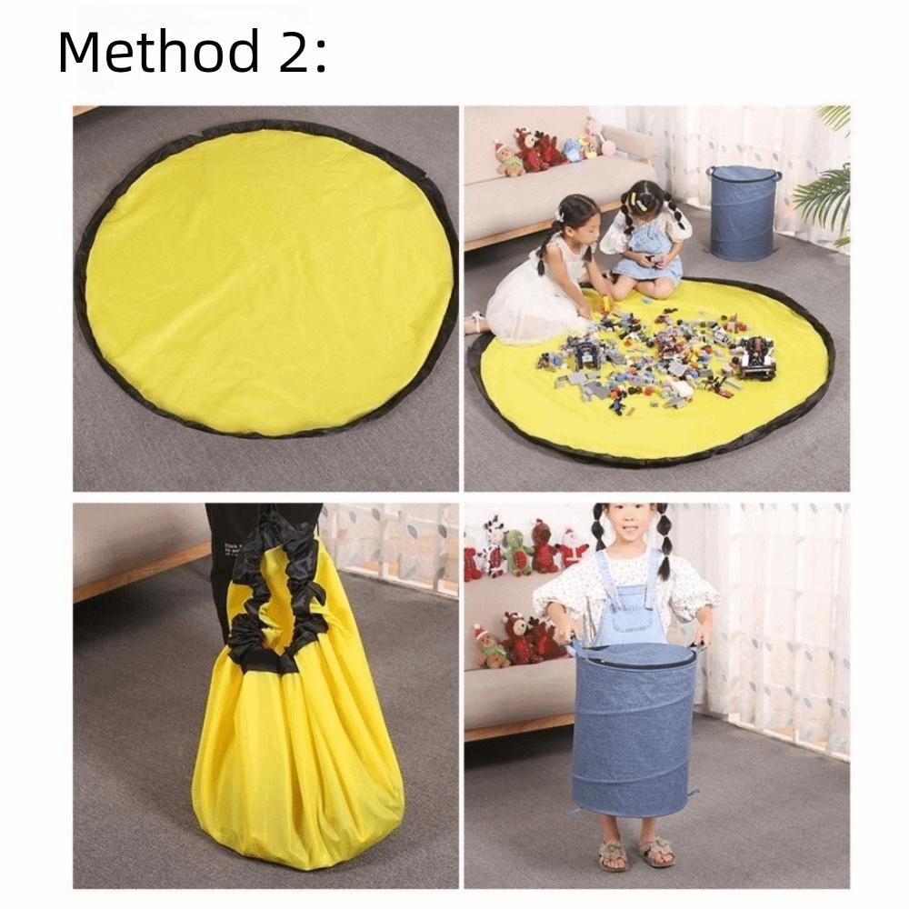 Large Capacity Game Mat Storage Bucket Hand-held Toy Storage Bucket  Living Room