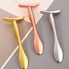 T-shape Facials Massage Stick Eye Cream Spoon Face Lifting Eye Massage Roller Face Cream Applicator