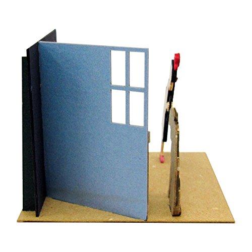 Sankei Миниатюра Studio Ghibli Служба доставки Кики - Старый пёс Джефферсон и Кики Масштаб 1:144 Бумажная модель MP07-84