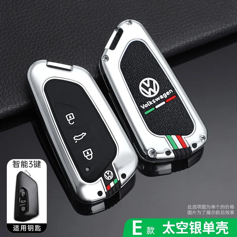 VW GTI GOLF 2026 Hot For VW VOLKSWAGEN Metal Car Key Case Cover for Volkswagen VW GTD Magotan Golf 8 MK8 ID.3 ID.4 ID.6 Car Key 