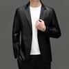 Весенняя и осенняя куртка из натуральной кожи, мужской костюм, короткая кожаная куртка из овчины