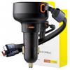 Baseus Enjoyment Car Charger Usb-C With Usb-C And Lightning Cable 60 W (Black)