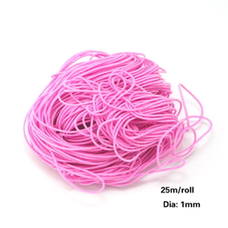 Резиновая нить 25 м, 1 мм используется для изготовления ювелирных изделий, ожерелья, браслета, аксессуаров, нити из бисера и эластичной нити.