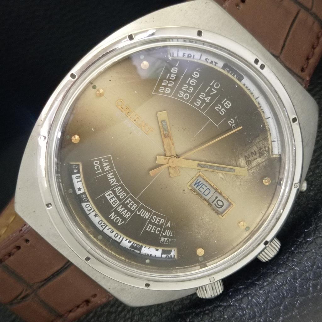 АВТОМАТИЧЕСКИЕ ВИНТАЖНЫЕ ЧАСЫ ORIENT 100 ЛЕТ ЯПОНИЯ МУЖСКИЕ ОРИГИНАЛЬНЫЙ ЦИФЕРБЛАТ a703116-1