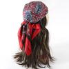 Head Scarf Women Luxury Brand Square Silk Foulard Satin Bandana Summer Soft Neckerchief Hijab Hair Scarves For Ladies