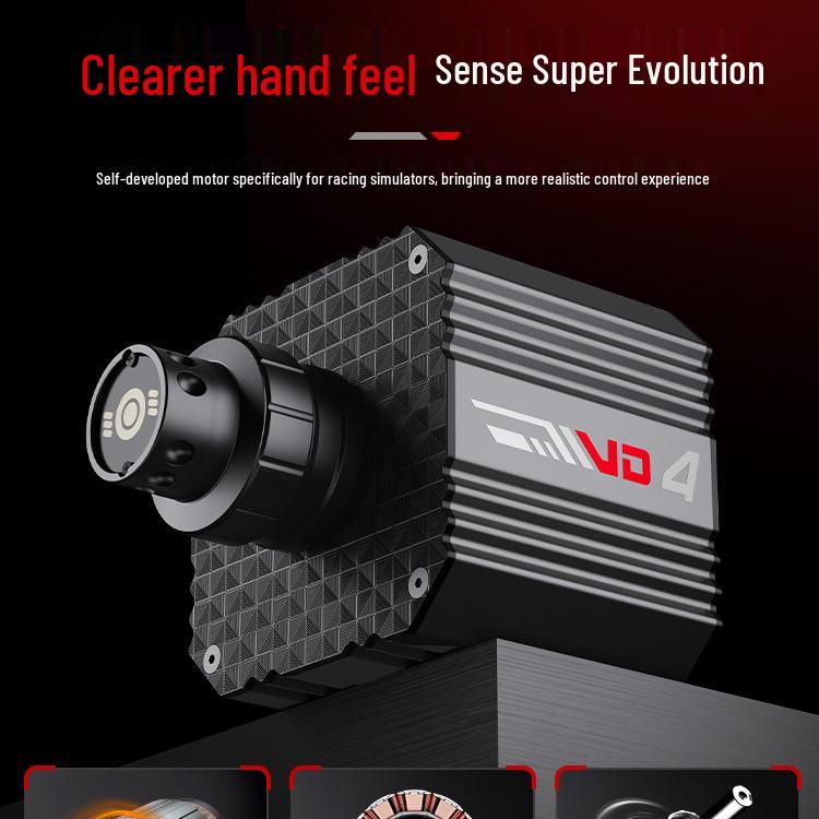 Игровой руль Lai Shida 8PXN VD4 с базой Direct Drive 4 Нм и магнитными педалями Hall, гоночный симулятор.