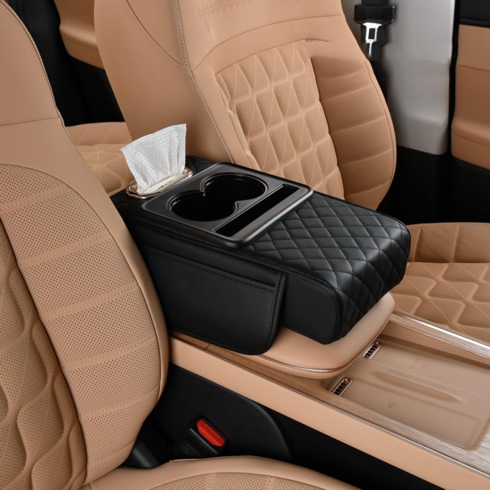 Side Storage Pockets Car Console Console Pillow Large Capacity Auto Armrest Cover Trucks