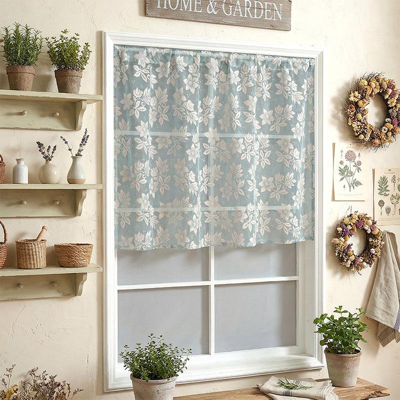 Кофейная Занавеска Маленькая Свежая Простой Стиль Современная Москитная Сетка Гостиная Спальня Гостевой Дом Готовая Светопропускающая Занавеска Москитная Сетка
