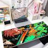Red Hair Anime Swordsman Large Gaming Mouse Pad XXL Non-slip Deskmat Anime Games Keyboard Mat Big Mausepad Gamer Laptop Desktop