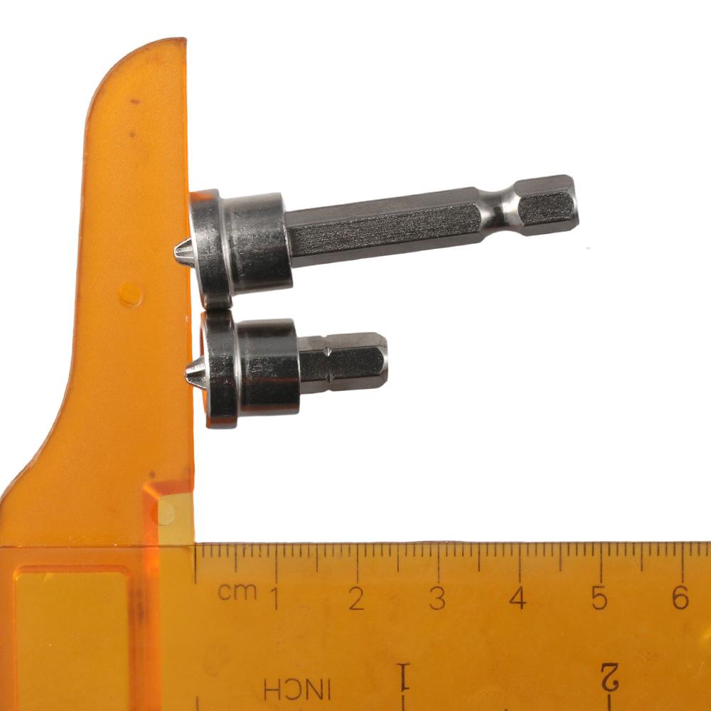 50mm/25mm Drywall Screw Bit PH2 Locating Bit Sheetrock Screw Drywall Dimpler Bit  Disassembly