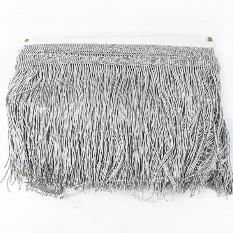 5М Meetee Полиэстеровая бахрома с кисточками 10-30см Кружевная отделка Лента для платья Занавеска Декоративные ленты Бахрома Ткань Швейная фурнитура