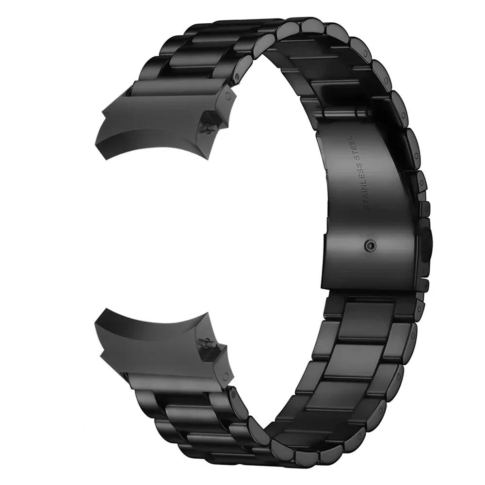 Без зазоров Ремешок для Galaxy watch 7 6 5 4 44мм 40мм 5pro ремешок 45мм стальной ремешок для samsung galaxy watch 6 4 classic 47мм 46мм 43мм