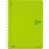 KOKUYO Notebook Soft Ring Dotted B Ruled A6 80 Sheets Yellow Green S-SV358BT-LG