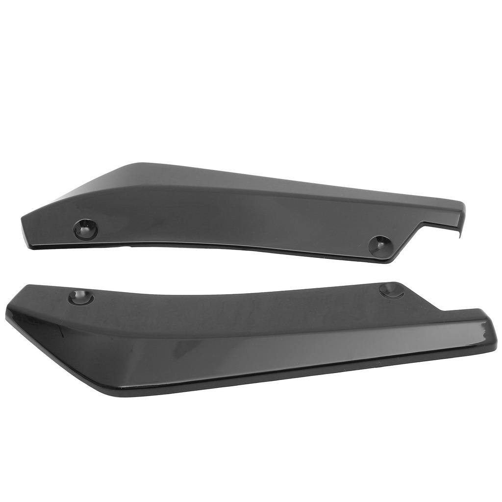 1Pair Rear Bumper Lip ABS Durable Rear Fender Skirt Lip Spoiler Car Exterior Protection Trim for Universal Car Models