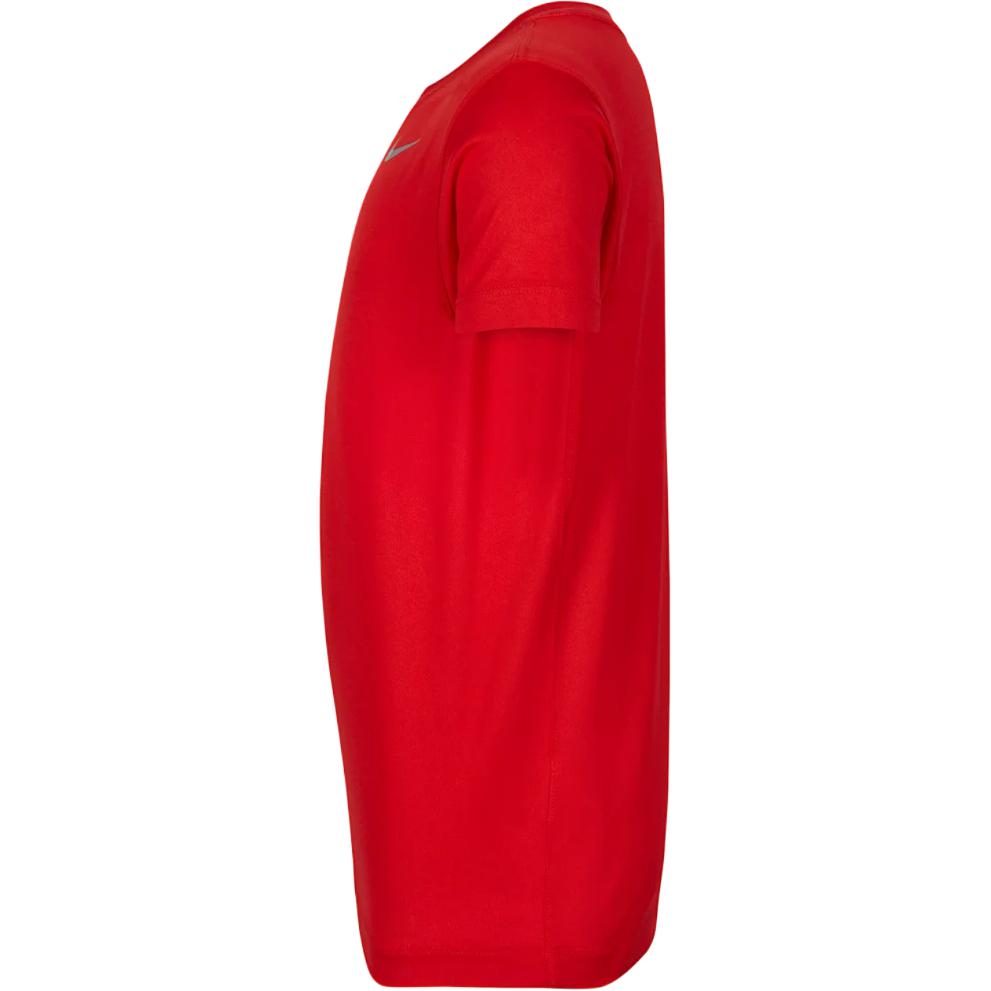 Nike Team Legend Удобные Быстросохнущие Топы с Коротким Рукавом и Круглым Вырезом для Детей Университетский Красный IB8678-657