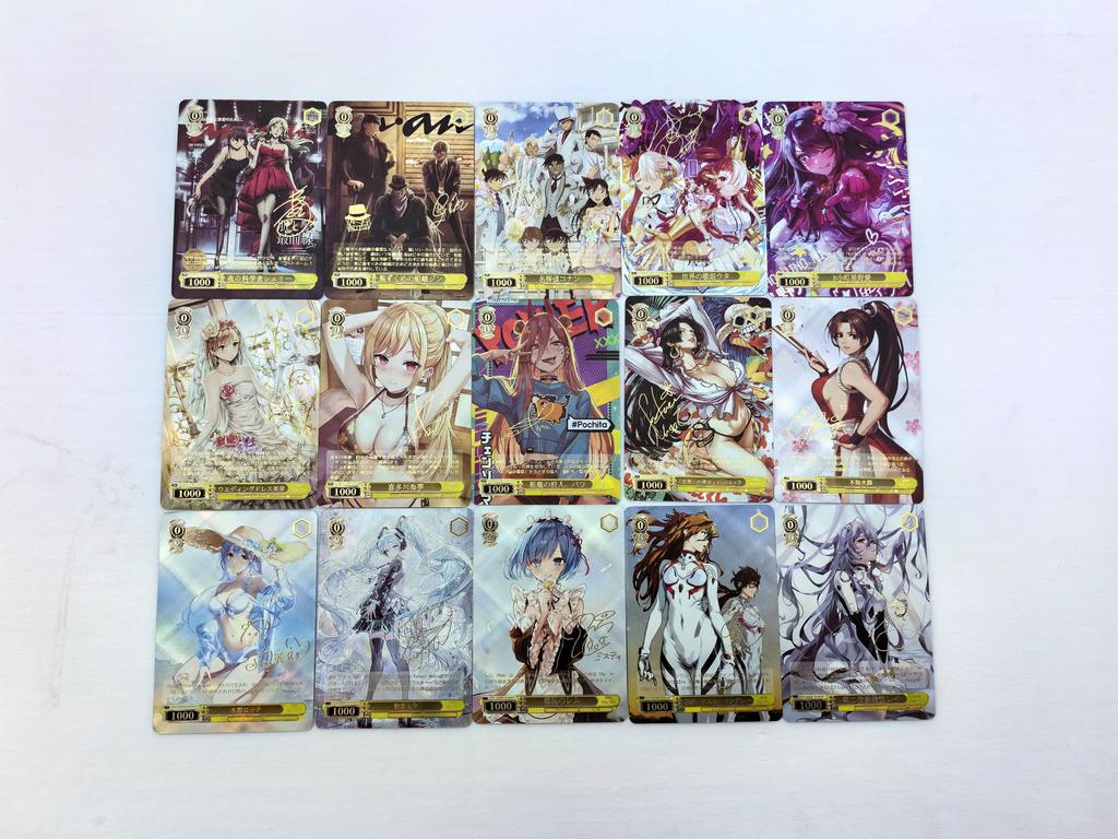 Weiss Schwarz Сделай сам RMisaka Mikoto Самоконтроль Коллекционирование Подпись Торговая Флэш-карта Аниме Мультфильм Подарок