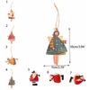 DIY Xmas Angel Girl Pendant Santa Claus Christmas Tree Accessories  New Year
