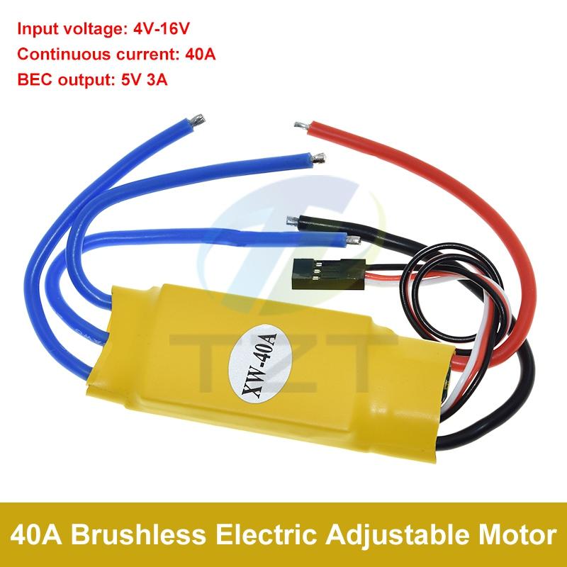 HW30A 30A ESC Brushless Motor Speed Controller RC BEC ESC T-rex F450 Helicopter Boat