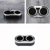 Dual Hole Universal Auto Drink Bottle Holders with 2 Pull Rings Adhesive Mount Cup Holder