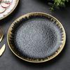Creative Solid Color Phnom Penh Ceramic Dinner Plate Restaurant Steak Plate Household Round Pasta Salad Plates Kitchen Tableware