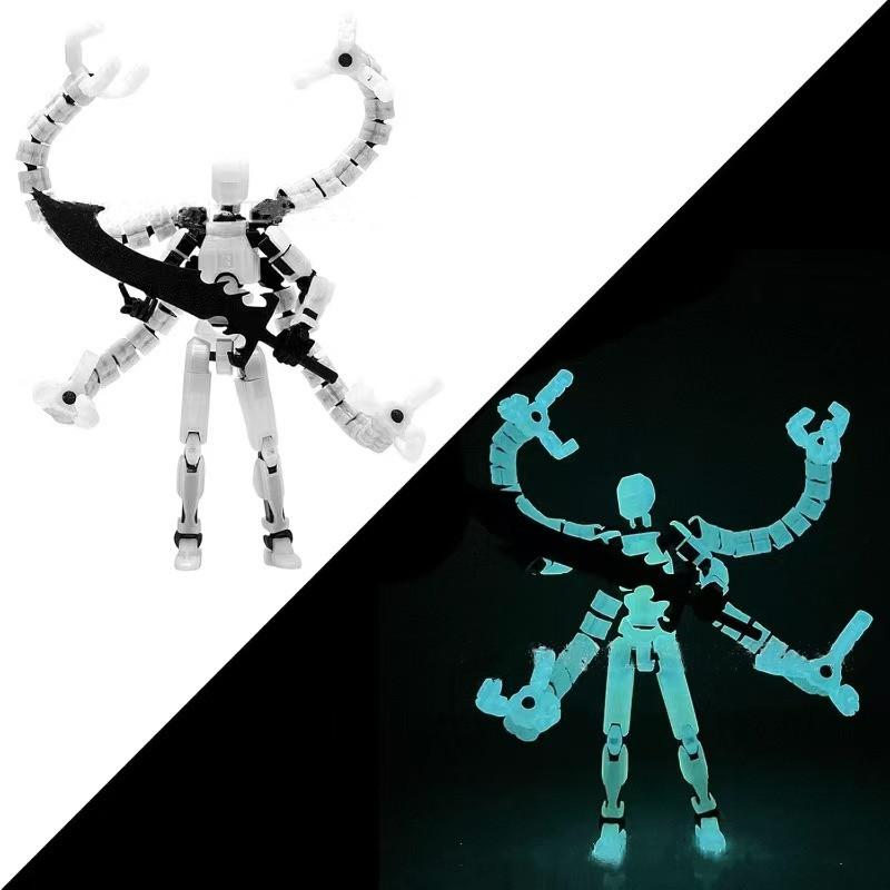 НОВЫЙ Dummy 13 Фигурка Титан Многосуставной Робот Игрушки 3D Печатная Подвижная Фигурка Игрушка для Снятия Стресса Декомпрессии Для Детей