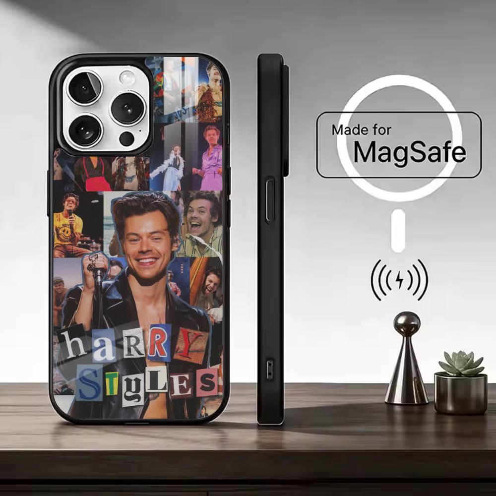 H-HaRRy Music S-Styles Чехол для телефона Magsafe для серии iPhone 17 16 15 14 13 12 11 Беспроводная зарядка