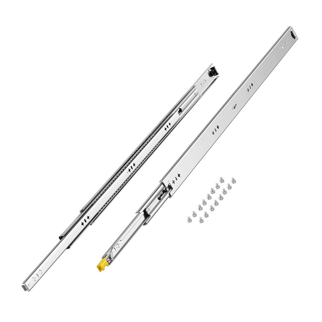 1 Pair 16-60 in Soft-Close Drawer Slides Ball Bearing Full Extension