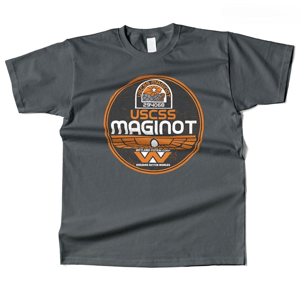 Unisexs Cotton USCSS Maginot Graphic High Quality T Shirt Street Casual Style Tee for Unisex and WOMEN
