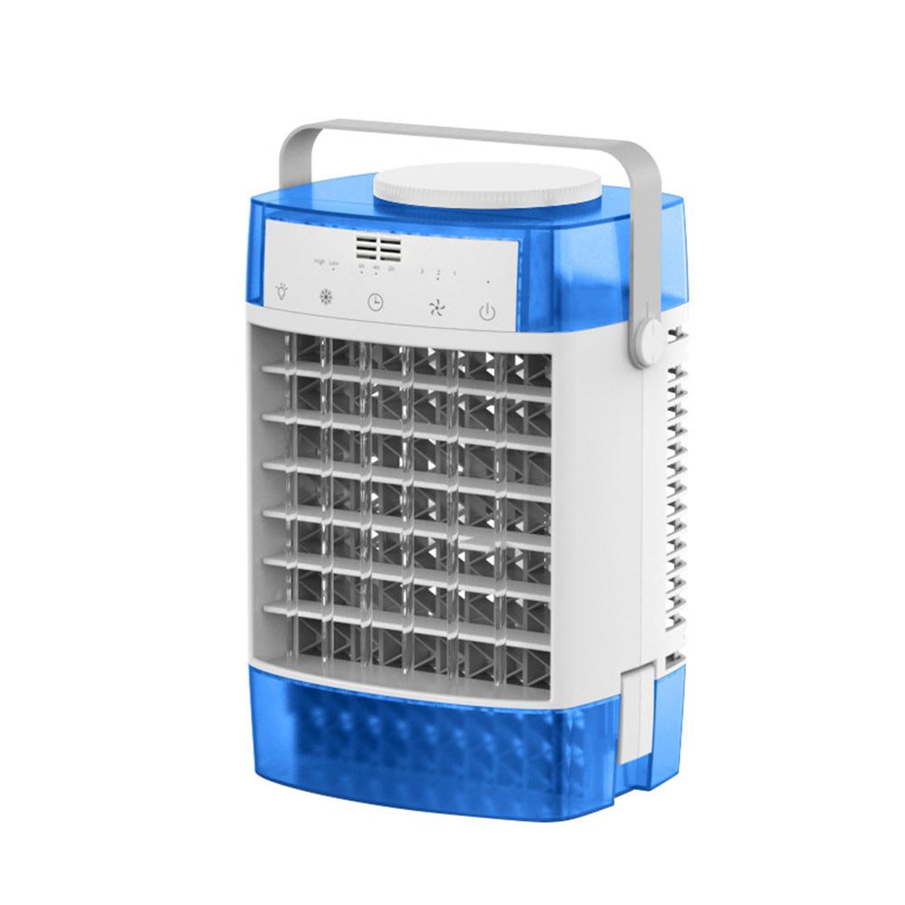 Портативные кондиционеры 4 в 1, охлаждающий вентилятор с резервуаром для воды 1000 мл, USB, пульт дистанционного управления, настольный вентилятор, портативный персональный увлажнитель