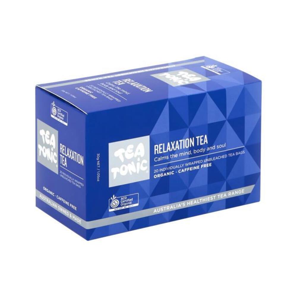 Tea Tonic Organic Relaxation Tea X 20 Tea Bags