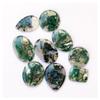 Hand Polish Natural Healing Designer Moss Agate Loose Cabochon Gemstone Lot