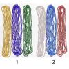 12pcs Round Metallic Colors, St. Patrick's Day Beaded Mardi Gras Beads Necklace Costume Necklace Accessory