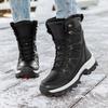 2025 новые уличные парные большого размера зимние ботинки мужские и женские высокие теплые бархатные утолщенные походные уличные ботинки