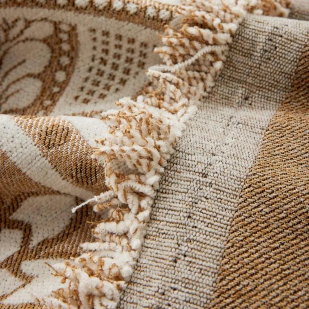 1 шт. Простой мягкий чехол для дивана из шенилла, пылезащитный и противоскользящий коврик для мебели для гостиной, полотенце для дивана с кисточками, домашний декор