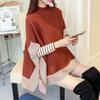 Autumn Pullover Knitwear Cloak Bat Sleeve Sweater Women Versatile Cape Winter Coat Women Korean Loose Pullover Sweater