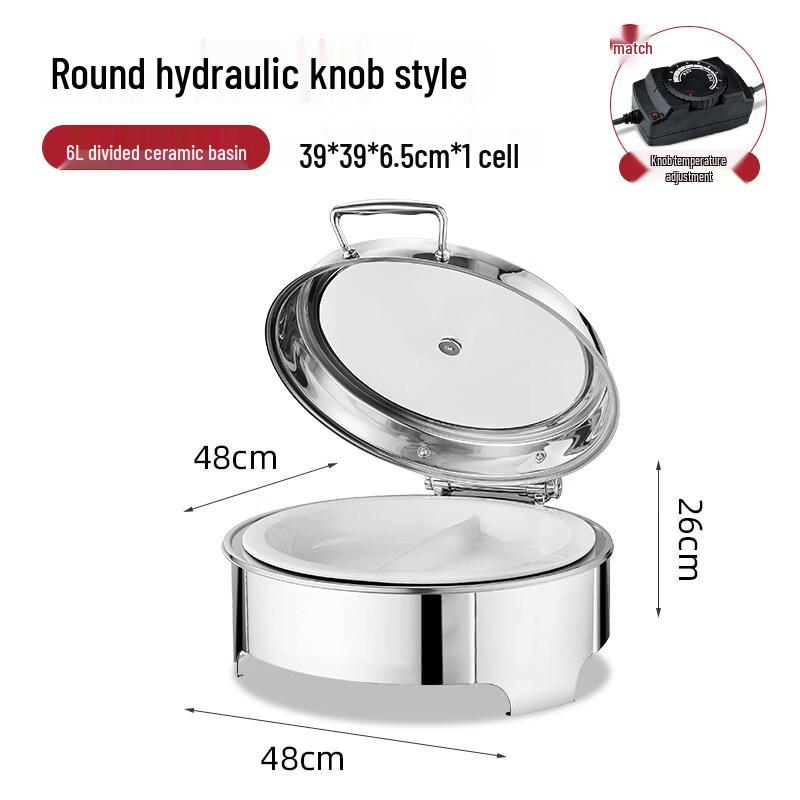 Commercial Buffet Food Warmer & Interchangeable Serving Pans