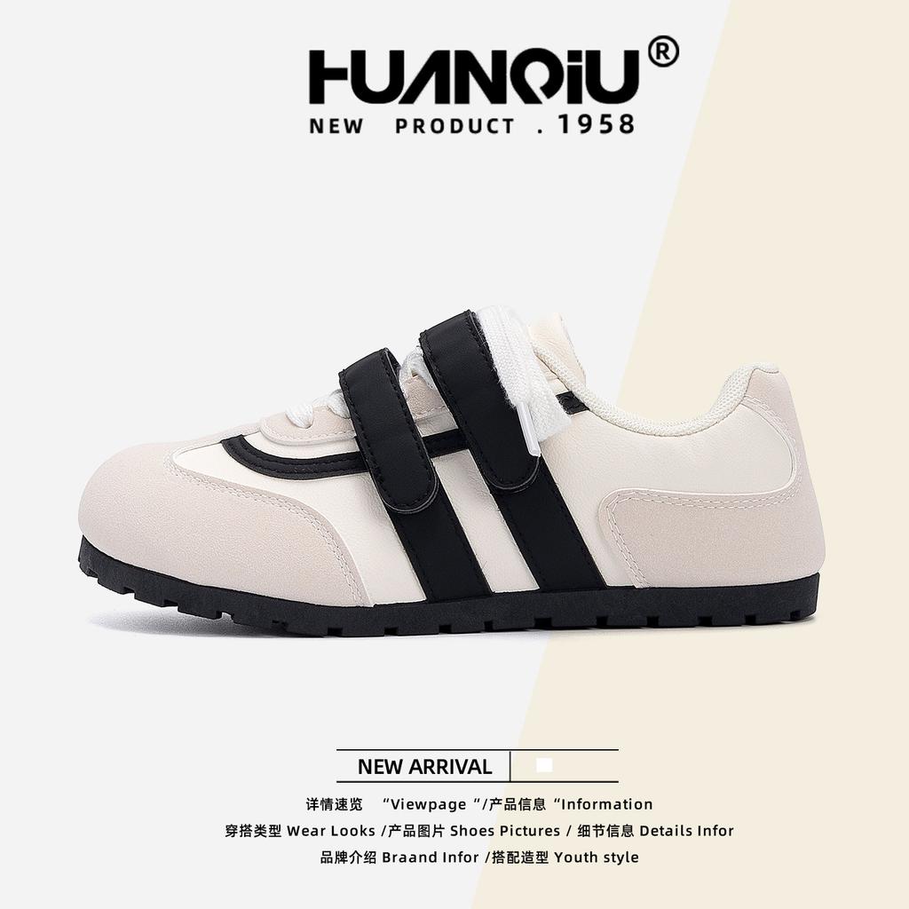 Global Velcro Dexun Shoes Women's Shoes ZHQ-XA562 Autumn Breathable New Niche Versatile Board Shoes Women's Shoes