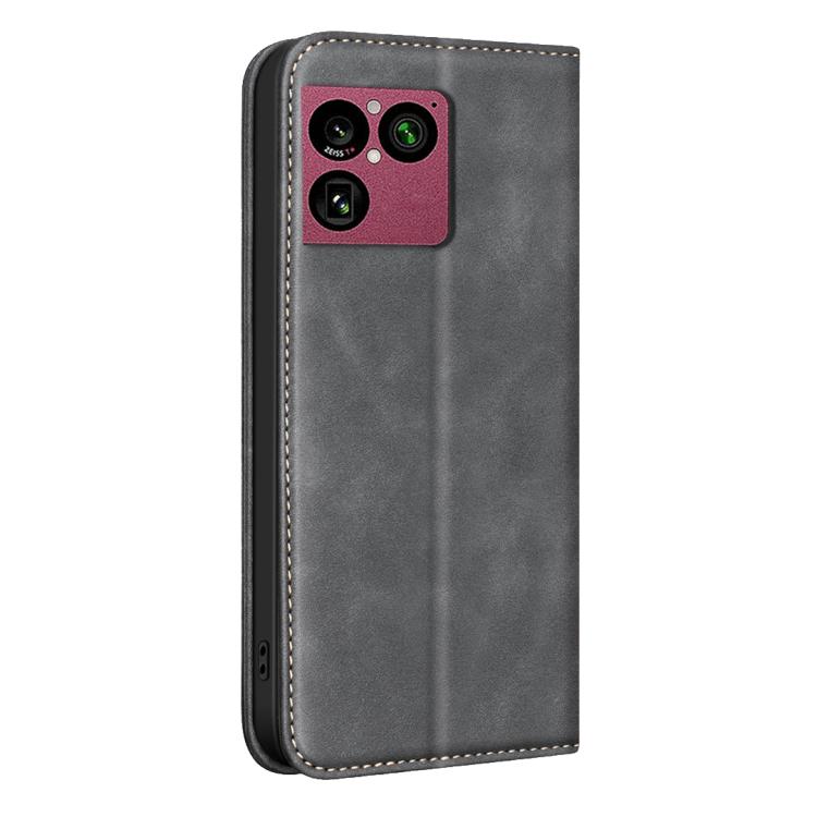 Calfskin Texture Magnetic RFID Blocking Flip Vegan Leather Wallet Phone Case Card Slot Shockproof Protective Cover For Sony Xperia 1 VIII