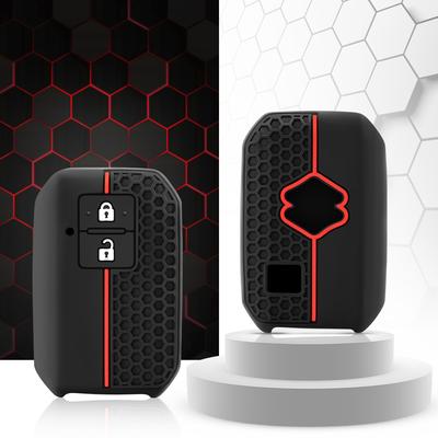 Силиконовый чехол для ключей для Suzuki Swift 2017 2018, брелок без ключа, защитный чехол для ключей из кожи