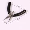 Stainless Steel Handle Anti-skid Jewelry Tool Pliers Handmade Make Sharp Nose Pliers For DIY Making Repair Accessories
