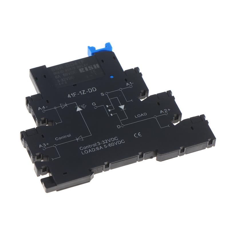 Ultra Thin Solid State Relay Module Da41F Dc Control Ac Din Rail Mount For Industrial Automation Circuit Control