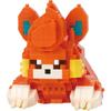 Kawada Nano Block Карманный Монстр Памо 4x14x18 см Строительный Набор для Возраста 12+