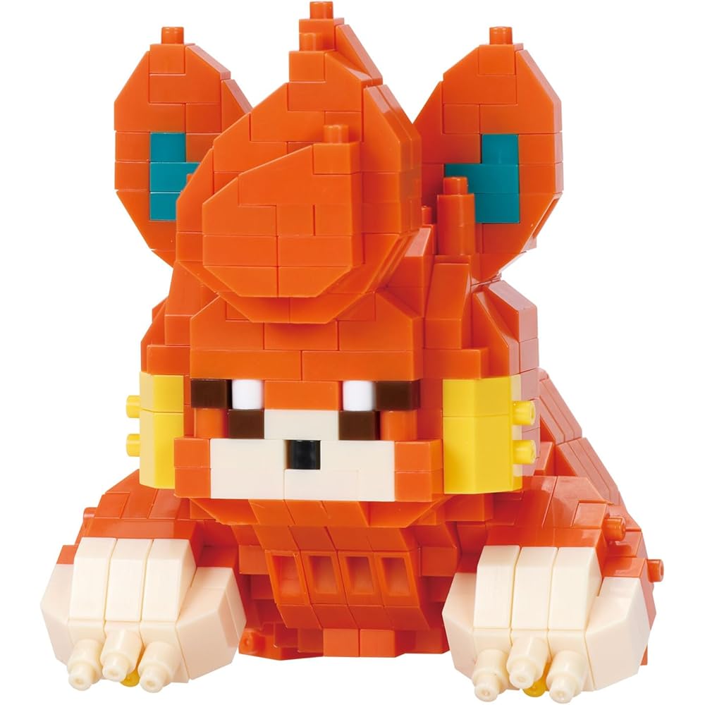Kawada Nano Block Карманный Монстр Памо 4x14x18 см Строительный Набор для Возраста 12+