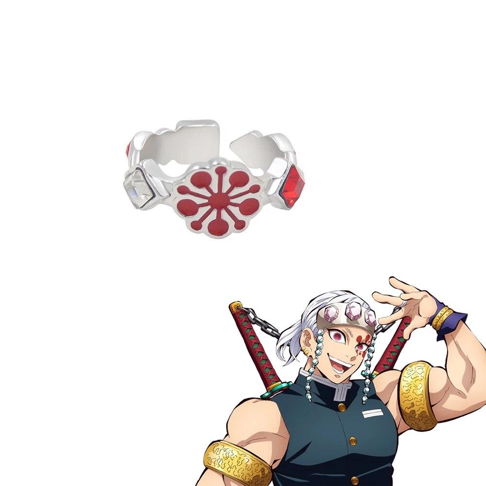 Клинок, рассекающий демонов Kimetsu No Yaiba Камадо Тандзиро Кольцо в стиле аниме