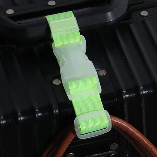 Adjustable Travel Bag Strap Secure Luggage Portable Nylon User-friendly Minimalistic Suitcase Buckle