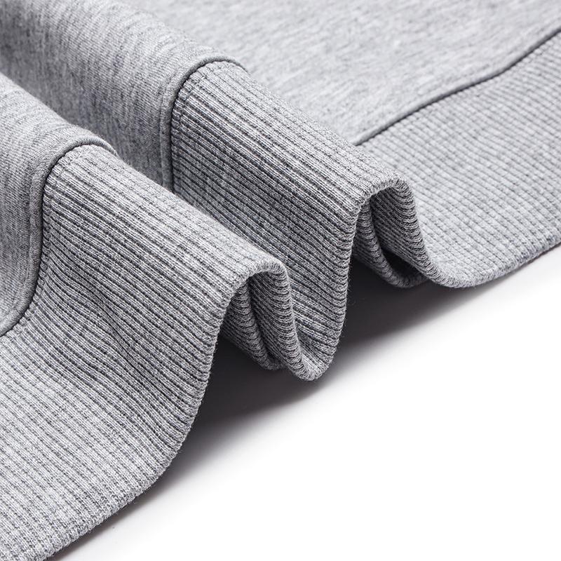Men's FILA Sweatshirts Unisex Smoke Cloud Heather Gray Crew Neck Moderate Straight Fit