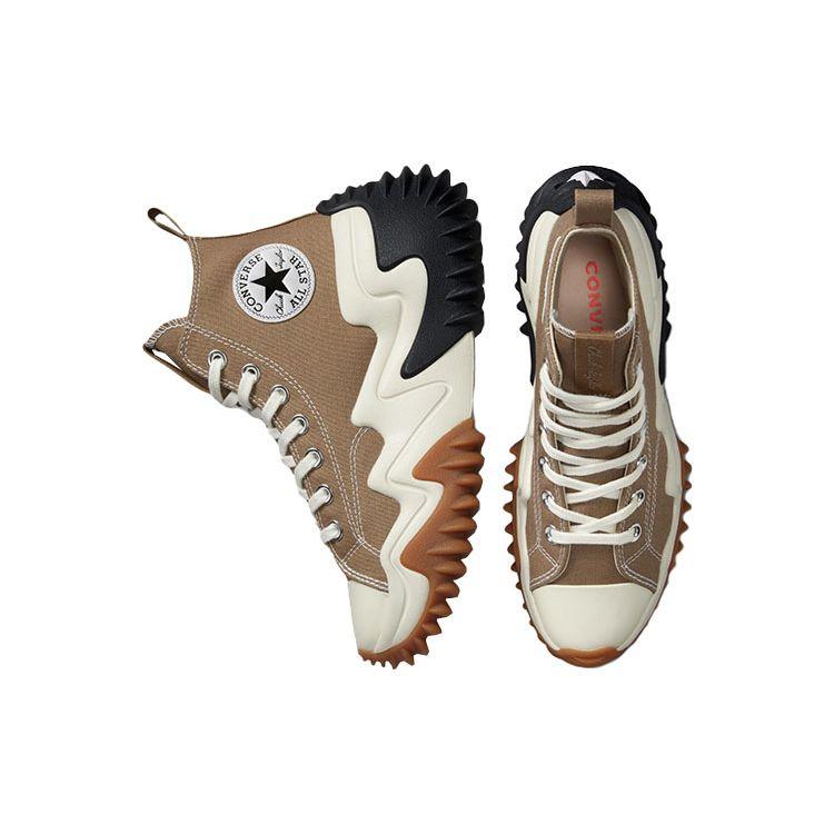 Converse Run Star Motion High Sand Dune Unisex Sneakers Brown Black A00851C