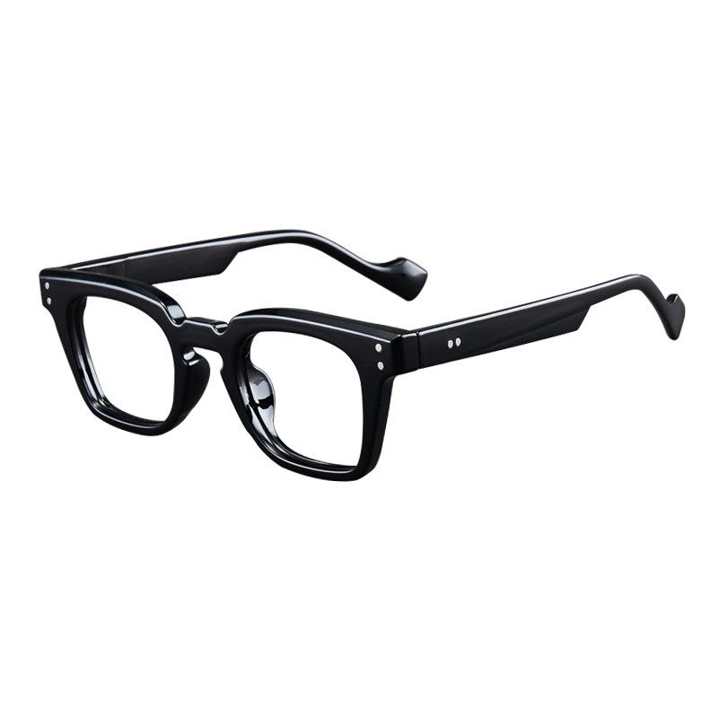 Women's glasses, men's and women's fashion square large-frame glasses